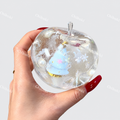 Chiboki Christmas Snowflake Apple Squishy – Moldable Non-Rebound Stress Ball, Christmas &amp; Holiday Gift, Desk Decor