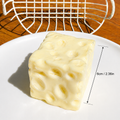 6 cm Käse-Squishy – Formbares, nicht rückfederndes Fidget-Toy mit knuspriger Slime- und Vaseline-Füllung