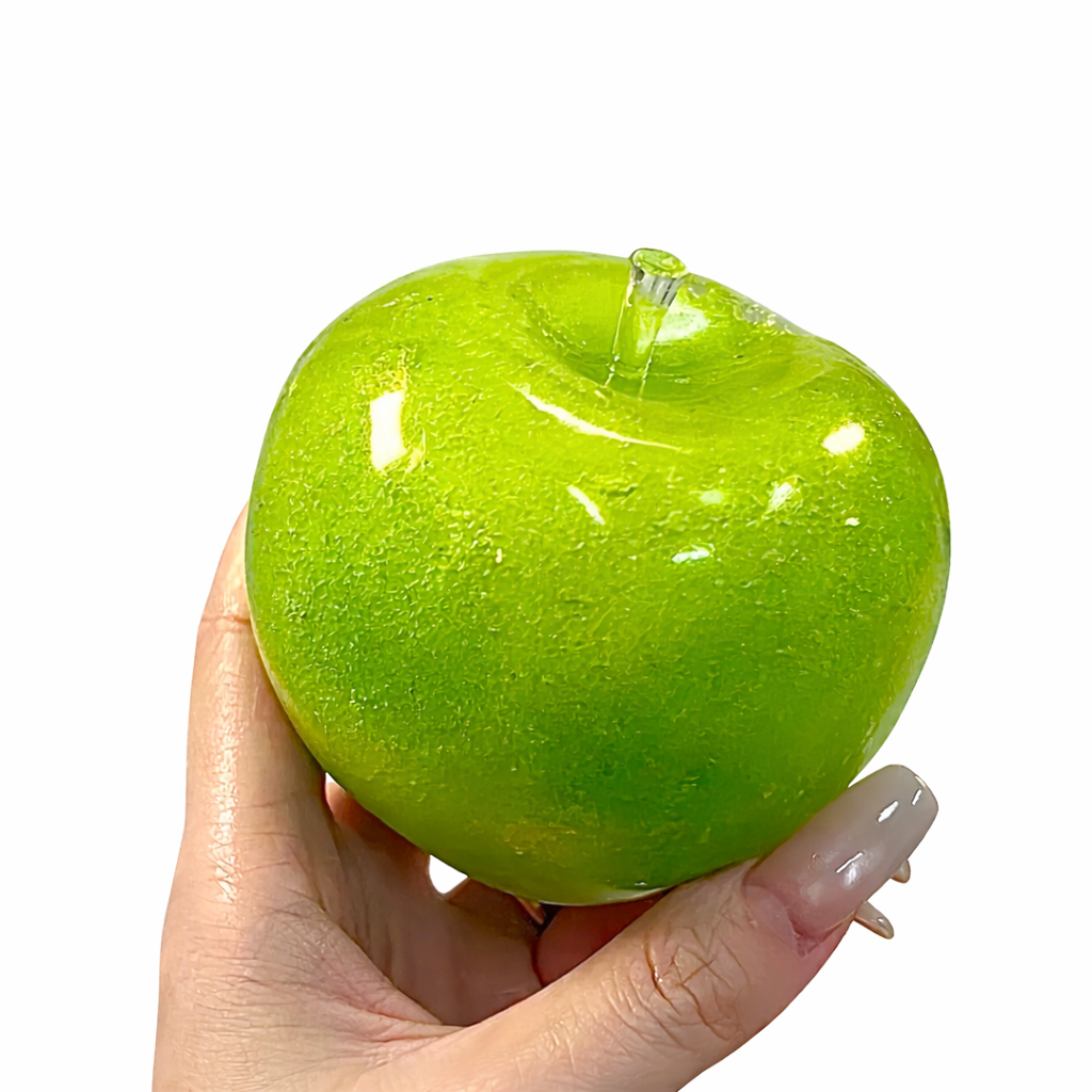Chiboki Green Apple Slushy Squishy – Crunchy ASMR Fidget Toy