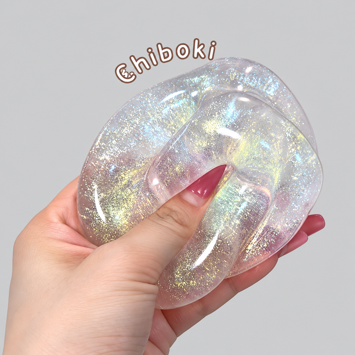 Chiboki Aurora Dream Glitter Squishy Stress Ball – Ultra-Soft Moldable Fidget Toy- Moldable and no rebound
